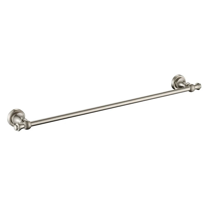 Medoc | Montpellier 600mm Brushed Nickel Traditional Single Towel Rail