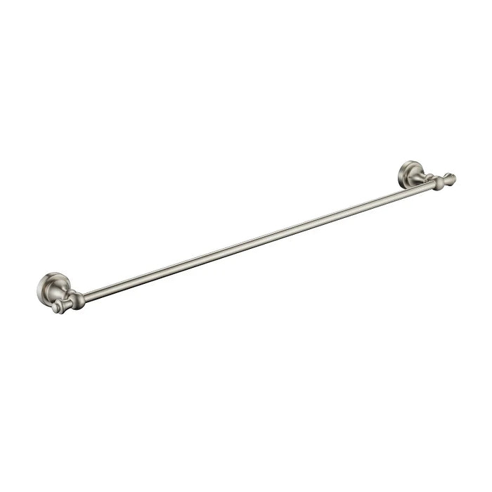Medoc | Montpellier 750mm Brushed Nickel Traditional Single Towel Rail