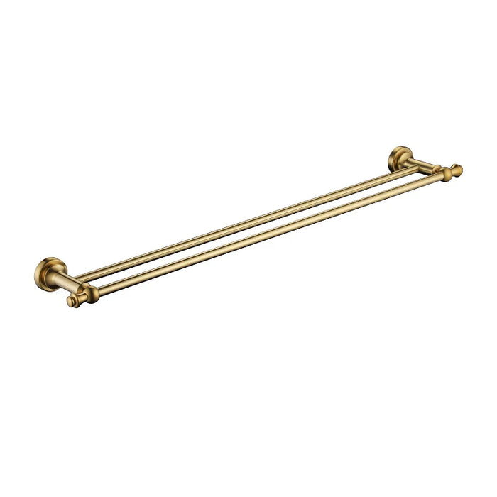 Medoc | Montpellier 750mm Brushed Bronze Traditional Double Towel Rail