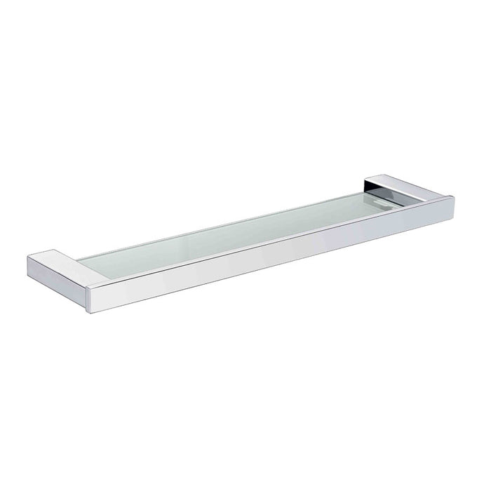 Piazza | Chrome Glass Shelf
