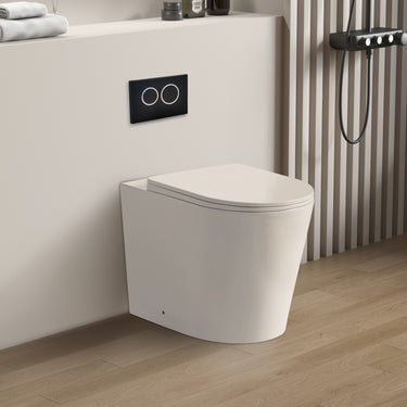 Poseidon | Avis Geberit inwall floor toilet suite Matte White Rimless Floor Pan