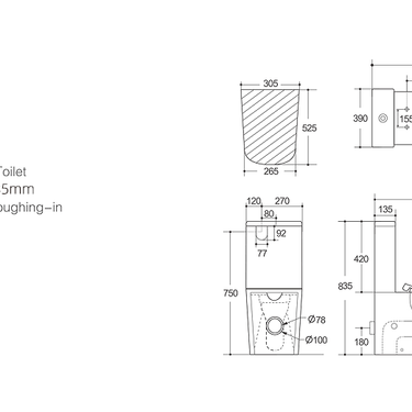 LUKKA | Agena Back To Wall Toilet Suite