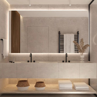 Square | 1200 x 800mm Mirror Three colour option 3000K / 4000K / 6000K