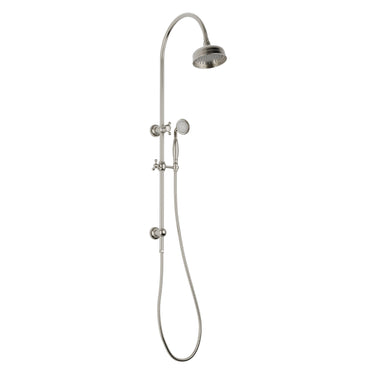 Phoenix | Cromford Brushed Nickel Twin Shower