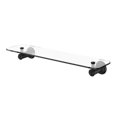 Phoenix | Cromford Matte Black Glass Shelf 450mm
