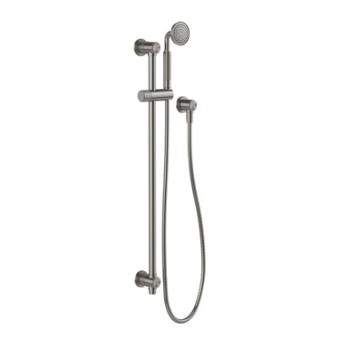 Wiltern Brushed Carbon Rail Shower