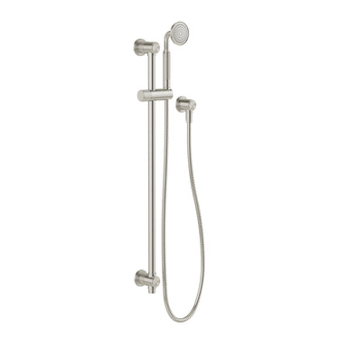 Wiltern Brushed Nickel Rail Shower