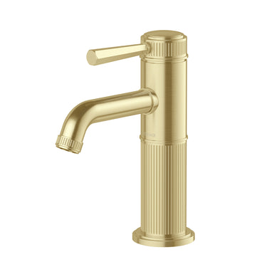Wiltern Brushed Gold Basin Mixer – Lead Free