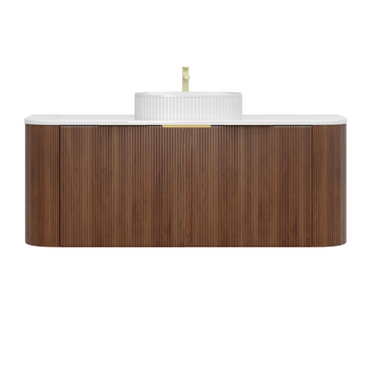 ARTIS 1200mm Wall Hung Fluted Curved Vanity