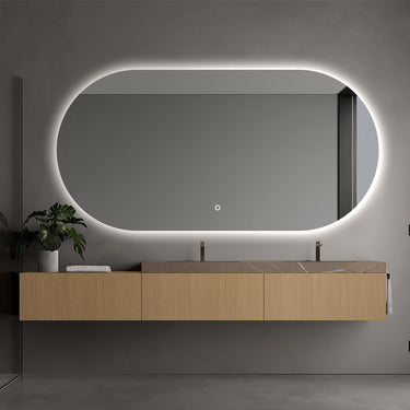 Stella | 1500 x 750mm LED Mirror Three colour option 3000K / 4000K / 6000K
