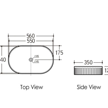 OTTI Australia | Kensington Oval Matte Black Basin
