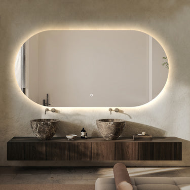 Stella | 1500 x 750mm LED Mirror Three colour option 3000K / 4000K / 6000K