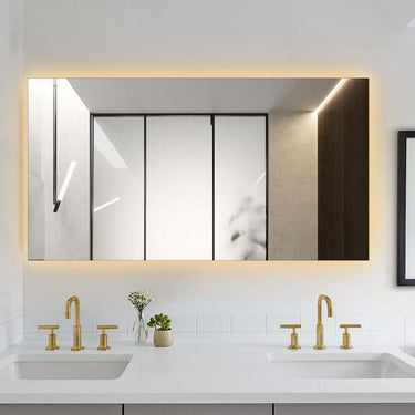 Square | 1500 x 800mm Mirror Three colour option 3000K / 4000K / 6000K