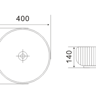 Ceto | Cascade Above Counter Matte Black Basin