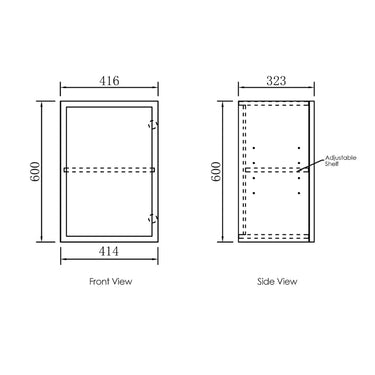 Otti | Hampshire White Base Laundry Cabinet with Stone Top and Sink 1715x600x2100 B