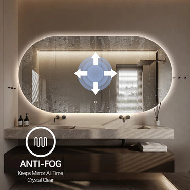 Stella | 1500 x 750mm LED Mirror Three colour option 3000K / 4000K / 6000K