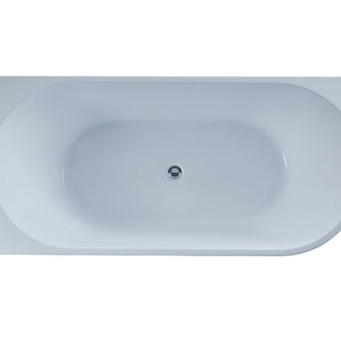 Dimitri 1500 Left Corner Fit Freestanding Bath Tub - Acqua Bathrooms
