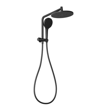 Phoenix | Ormond Matte Black Compact Twin Shower – 4 Star