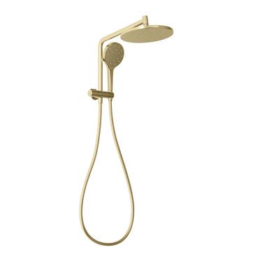 Phoenix | Ormond Brushed Gold Compact Twin Shower – 4 Star