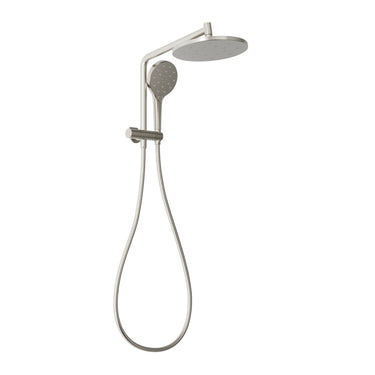 Phoenix | Ormond Brushed Nickel Compact Twin Shower – 4 Star