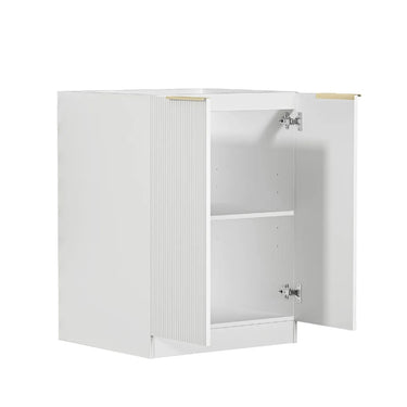 Otti | Bondi Laundry 630 Fluted White Base Cabinet