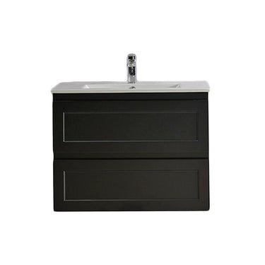 CETO Fremantal 750mm Matte Black Wall Hung PVC Cabinet