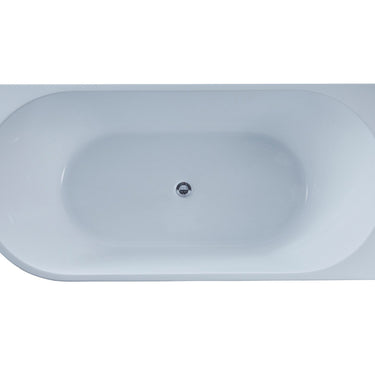 Dimitri 1500 Right Corner Fit Freestanding Bath Tub - Acqua Bathrooms