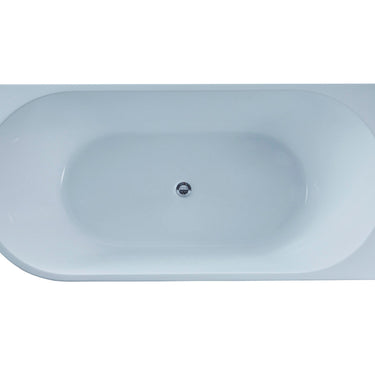 Dimitri 1500 Right Corner Fit Freestanding Bath Tub - Acqua Bathrooms