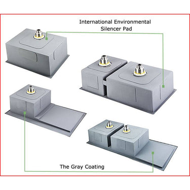 600 x 450 x 230 mm Kitchen Sink - Acqua Bathrooms