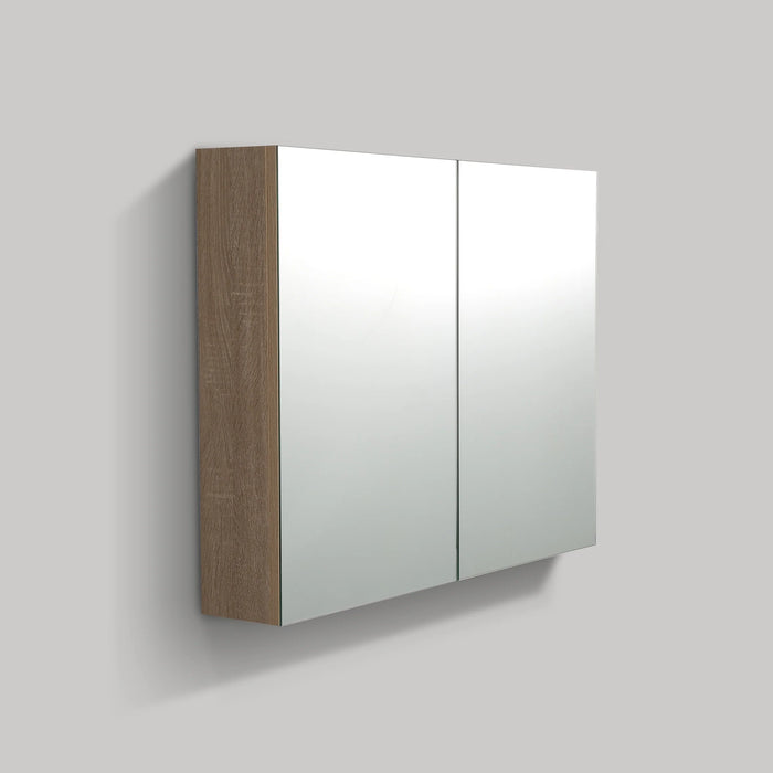 ABS | Light Oak  900mm Shaving Cabinet