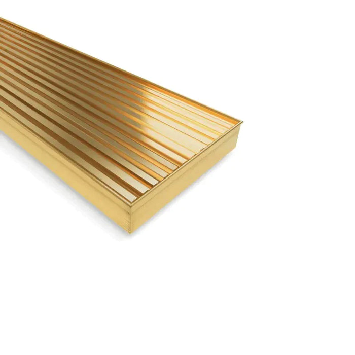 600 mm | Brushed Gold DIY Grill Stainless steel 304 Linear Floor Waste Drain