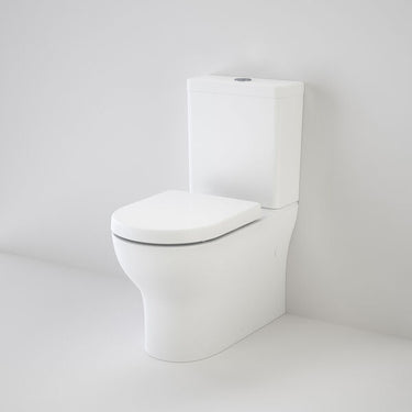 Clark | Round Back To Wall Toilet Suite - Back Entry (High Profile seat)
