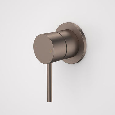 Liano II Bath / Shower Mixer - Round Cover Plate - Brushed Bronze