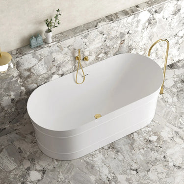 Attica | Bondi 1500 Matte White Designer Freestanding Bath