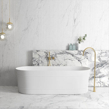 Attica | Bondi 1700 Gloss White Freestanding Designer Bath