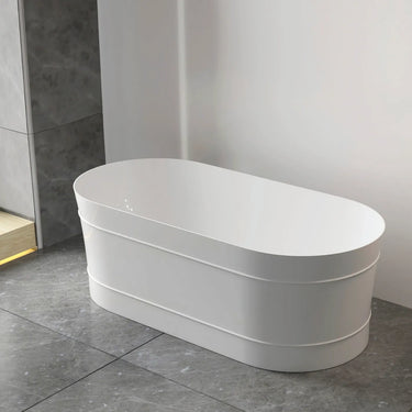 Attica | Bondi 1500 Gloss White freestanding designer bath