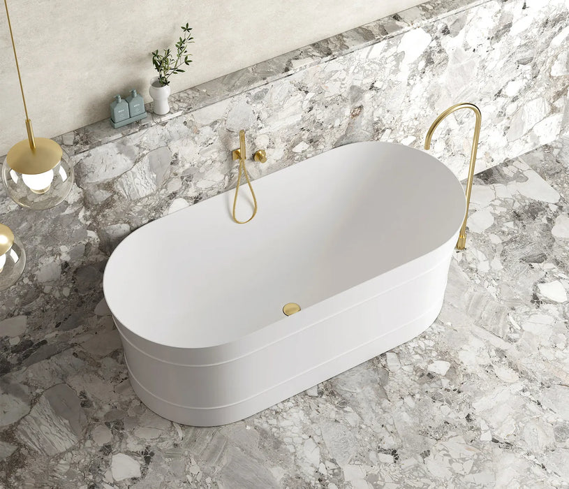 Attica | Bondi 1500 Matte White Designer Freestanding Bath