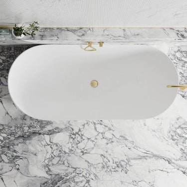 Attica | Bondi 1700 Matte White Freestanding Designer Bath