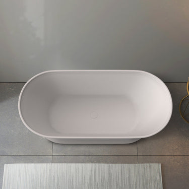 Balmoral Hampton 1700mm Gloss White Oval Freestanding Bath - Acqua Bathrooms