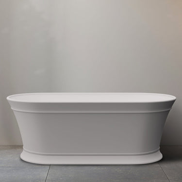 Balmoral Hampton 1700mm Gloss White Oval Freestanding Bath - Acqua Bathrooms