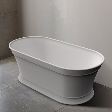 Balmoral Hampton 1700mm Gloss White Oval Freestanding Bath - Acqua Bathrooms