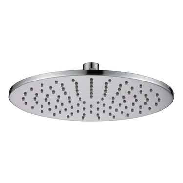 Brass | Brushed Chrome Round shower Head 250mm