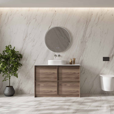 Mercio | Bella 1200mm Freestanding Cabinet - Notaio Walnut