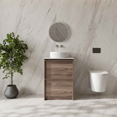 Mercio | Bella 600mm Freestanding Cabinet - Notaio Walnut