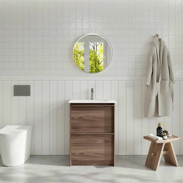 Mercio | Bella 600mm Freestanding Cabinet - Notaio Walnut