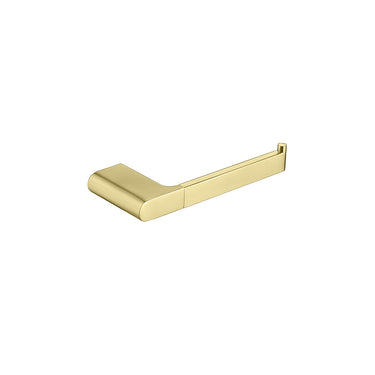 Kompakt Brushed Gold Rund Toilet Roll Holder