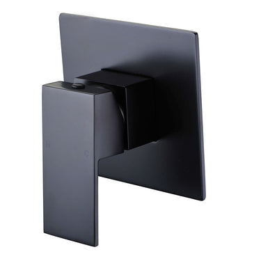 Matte Black | Eckig Shower/Bath Mixer