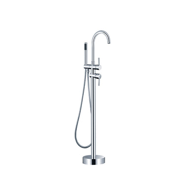 Round Bath Mixer With Hand Shower