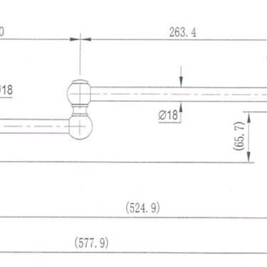 Brushed Bronze Bordeaux Kitchen Pot Filler