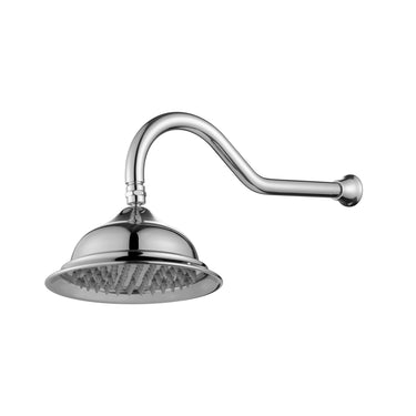 Chrome Bordeaux Shower Head With Shower Arm